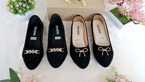 ADIVA A-006 Flat Shoes: Sepatu Wanita Dewasa Terbaru & Terlaris Variasi Stylish Sepatu Wanita Flat Shoes Wanita Sepatu Wanita Slip On Sepatu Kerja Sepatu Sekolah Sepatu Karet