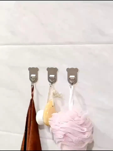 免打孔不锈钢挂钩 (1套12个)