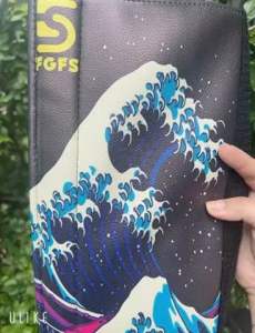 Bọc khung sườn bảo vệ xe đạp fixed gear in 3D trên da simili cao cấp hồng beo(HDQ)