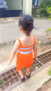 Jamsuit Bayi Jumper Anak Perempuan 1- 3 tahun Halus Tebal