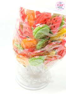 60pcs FRUIT COMBINATION LOLLIPOP/loot bag fillers / paninda / giveaways party favors.