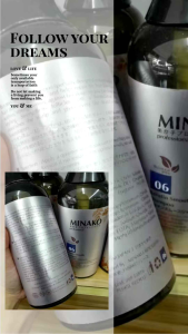 (06) Keratin Smooth Shampoo Minako Professional 300ml/1000ml