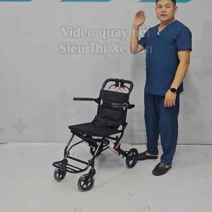 [8.5Kg] Xe Lăn Gấp Gọn Oromi XL-84S – Xe Lăn Du Lịch Gấp Gọn Có Thể Xách 1 Tay Bỏ Vừa Các Loại Cốp Xe Hơi