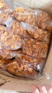 Chuối sấy Gia Lai không đường chuối chín tự nhiên giòn ngọt vừa/ Ăn Vặt Trang Tỉ Tỉ #anvat #food