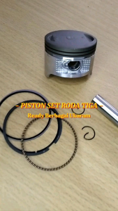 seher - piston kit cng225 over hole +0.25-63.5" - sparepart motor roda tiga (51a)