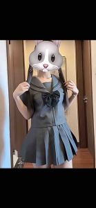 【Ready Stock🇲🇾】灰二本jk制服水手服jk校供感百褶裙jk套装jk裙Gray jk uniform sailor suit jk school supply sense pleated skirt jk - 111