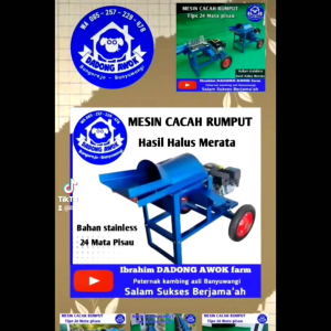 MESIN PENCACAH RUMPUT 24 MATA PISAU TIPE 2023 | Ibrahim Dadung awuk farm peternak Banyuwangi