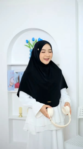 FRISKA Daffi Hijab Terbaru Jilbab Instan Premium Non Pad Pet Malay Tirus