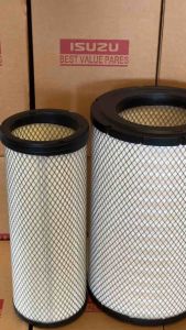 ชุดคู่กรองอากาศเครื่องลูกนอก+ลูกใน Isuzu Deca 360 แรงม้า EURO III (เครื่อง 6UZ1) GXZ77 FXZ77 FYH77 อีซูซู เดก้า