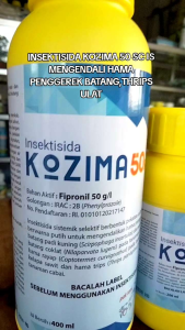 INSEKTISIDA KOZIMA 50 SC ISI 400 ML & 200 ML MENGENDALI HAMA PENGGEREK BATANGTHRIPS ULAT