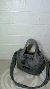 Tas Dumpling Selempang Wanita Kanvas mini Hand Bag Berkualitas Tinggi - Canvas Harga murah