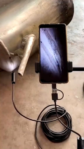 JWHCAM Kamera Endoskopi Industrial Type C 3M Cable 480P IP67 Waterproof LED untuk Android iOS Windows