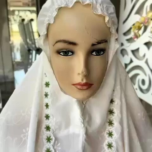 READY!! MUKENA STROBERI BORDIR KATUN PARIS ADEM NYMAN BANGET FREE TAS CANTIK