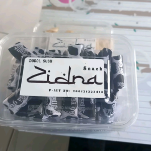 Dodol Khas Garut Zidna Rasa Susu isi 500 gr Packing box plastik