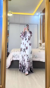 NEW GAMIS HERLIN SET HIJAB + GAMIS SET HIJAB KEKINIAN SET HIJAB TERBARU