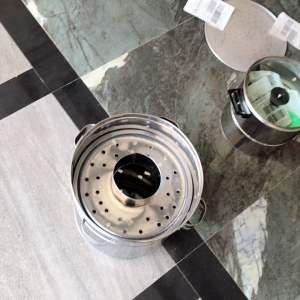 Dandang Bakso stainles Tebal Ukuran jumbo 30cm COD MURAH CENTONG CAPIT