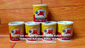 Cat Kuda Terbang Berbagai Warna Kaleng Kecil