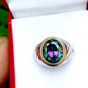 CINCIN BATU MISTIK QUARTZ MULTI COLOR