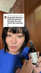 Xịt Dưỡng Tóc tinh dầu Bưởi Gừng và Trà Xanh