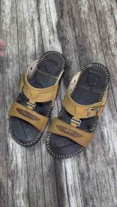 Sandal Kulit Cowok Sendal Pria Awet dan Kuat