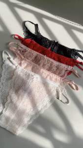 Quần lót ren nữ quyến rũ LIULIU 2 thiết kế 2 dây điều chỉnh thoải mái ren mềm mại - LA PERBRA