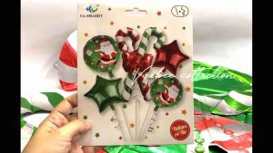 Balon Set Natal Isi 5PC: Dekorasi Pesta Natal yang Menawan