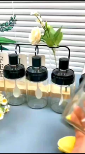 TEMPAT BUMBU UNIK TEMPAT BUMBU DAPUR DENGAN TUTUP DAN SENDOK KEDAP UDARA