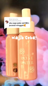 Spray Wajah SR12 - Rose Water SR12 - Spray Wajah Glowing Makeup Tahan Lama SR12