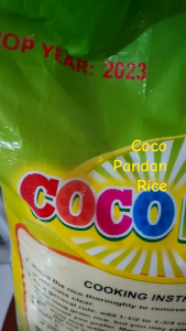 Coco pandan rice 25kgs