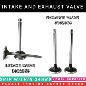 3802355 INTAKE VALVE 3802005 3802356 EXHAUST VALVE [MUST INQUIRE 1ST PRE-ORDER ONLY!!! LOCAL SUPPLIER WARRANTY] CUMMINS ENGINES 4B3.9 6B5.9 6C8.3 AND MORE
