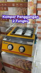kompor pemanggang sosis bbq BBQ /gas roaster 2 tungku maestro MT K 111