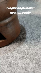 ANGLO TUNGKU GERABAH TINGGI TUNGKU BAKAR ARANG DARI TANAH LIAT TRADISIONAL INDONESIA KITCHENWARE KOMPOR TRADISIONAL Dapur