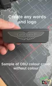 Customise engrave any logo words on OBU cover