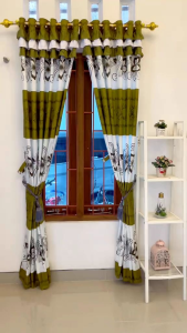 Gorden Rumbai Poni Pintu Dan Jendela Smokring 12 Ukuran 135x220