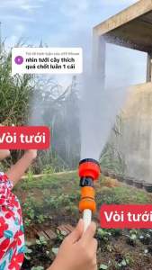 Vòi tưới cây thông minh phun sương rửa xe tưới rau