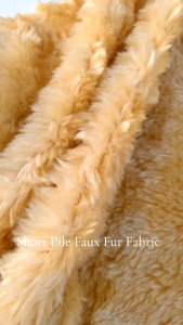 Bigger Sizes Short Pile 20mm Flatlay Faux Fur Fabric as Table Topper Photo Background DIY Project