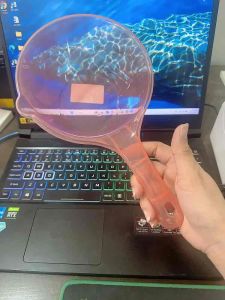 Sku196- Gáo múc nước Hàn Quốc nhựa trong dẻo màu sắc giao ngẫu nhiên màu