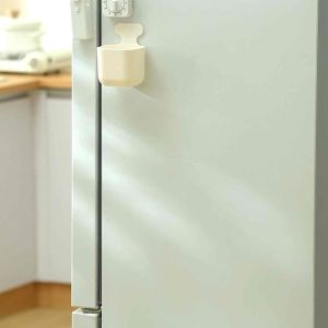 Magnetic Wall Holder Kitchen Hanging Shelf Box for Refrigerator with Removable Divider Fridge Organizer Adhesive Magnet Tape Storage Rack Organizer