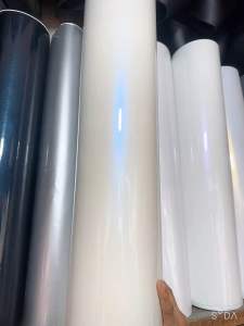 [ Hoả Tốc ] Decal màu trắng ánh xanh 3 lớp cao cấp Dán đổi màu xe máy