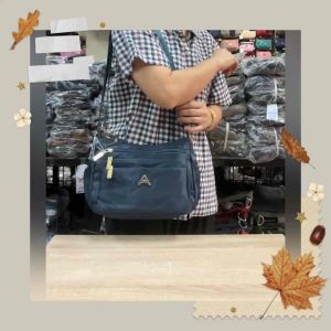 ขนาด 10นิ้ว กระเป๋าผู้หญิง กระเป๋าสะพายยาว ผ้าไนล่อน - #Jielshi