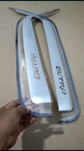 Talang Air Mobil HINO DUTRO 2 Pintu Model Slim Cembung Silver