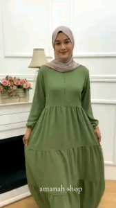 gamis susun canda syari elegan