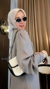 KINANTI DRESS//MIDI DRESS GNL MODEL SUSUN TERBARU BEST SELLER//DRESS PANJANG RAYON KEKINIAN