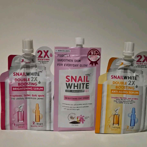 Snail White Day Cream SPF 30/PA+++ 7ml Moisturizes Protects Brightens with Sun Protection
