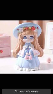 Combo 5tượng thạch cao từ 8cm kèm 6ô màu +cọ nhiều hình dễ thương giao ngẫu nhiên-Biglove