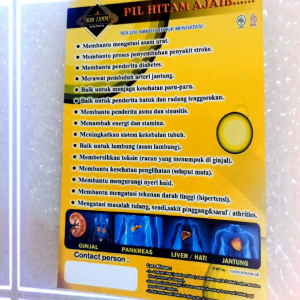 BIO ZAMM 1 BOTOL ISI 40 PIL HITAM AJAIB TERBAIK ORIGINAL MALAYSIA