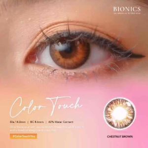 BIONICS Color Touch 0.00 to -8.00 2pcs monthly disposable color lens