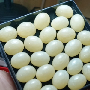 Batu cincin mani gajah kuning Lampung asli