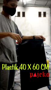 Kantong Plastik Sampah Ukuran 40x60 Hitam Tebal 50 Micron