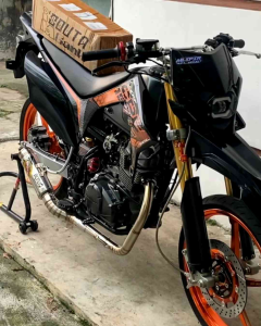 knalpot WR155 CRF 150l KLX 150 D-Tracker bf original Liberty Racing Passion type kolong bawah standard kompetisi terlaris